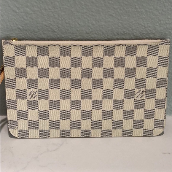 Louis Vuitton DamierAzur Neverfull Wristlet Clutch - Picture 2 of 9